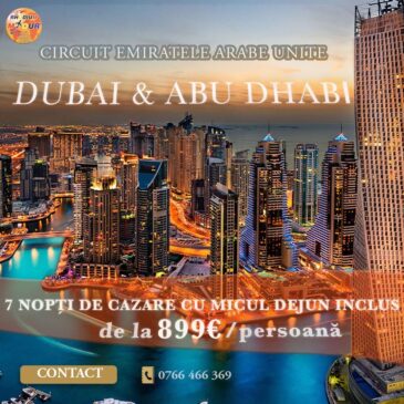 Last minute☀️ Emiratele Arabe Unite – de la 899 euro/pers